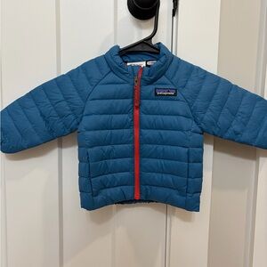 Patagonia Kids Blue Down Puffer Jacket